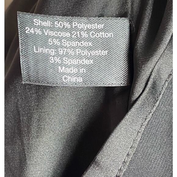 LANE BRYANT ISABEL TOLEDO DRESS 16 BLACK METALLIC DECO SEAMED FISHTAIL HOLIDAYS - Picture 5 of 12